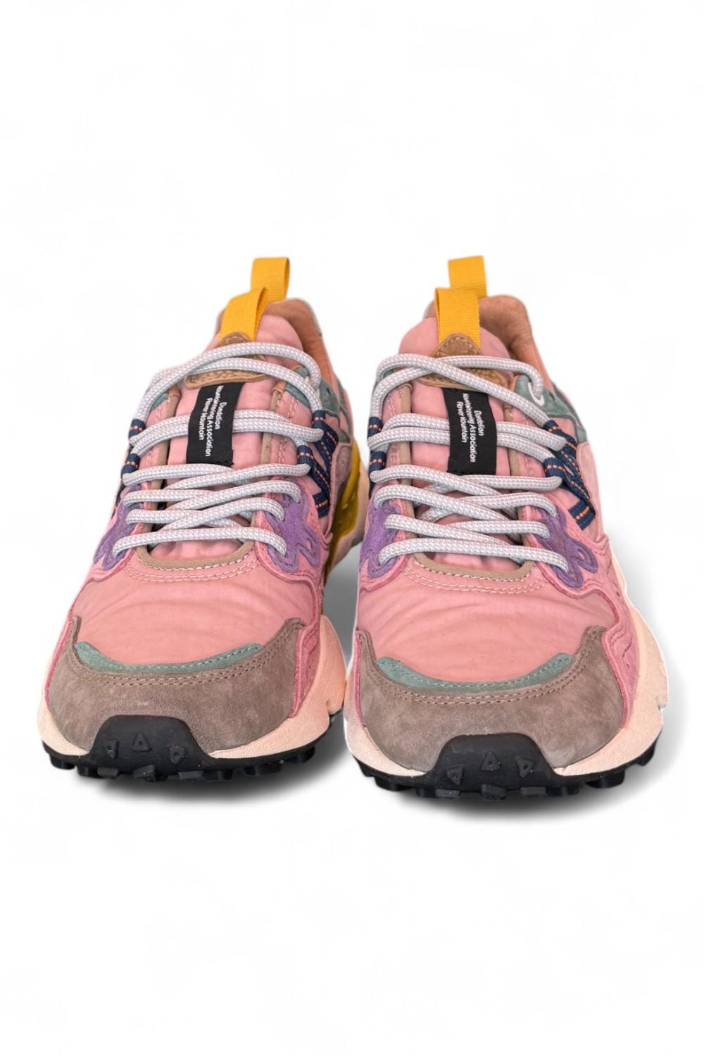 Sneaker donna Flower Mountain Yamano 3 2B22 grey cipria light pink 