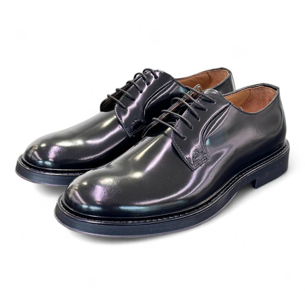 Scarpa allacciata liscia gomma Franco Fedele 