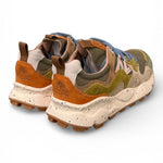 Sneaker uomo Yamano 3 1F06 canvas military Flower Mountain 