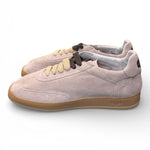 Sneaker uomo Soldini 80 Akira suede forato taupe chiaro 