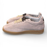 Sneaker uomo Soldini 80 Akira suede forato taupe chiaro 