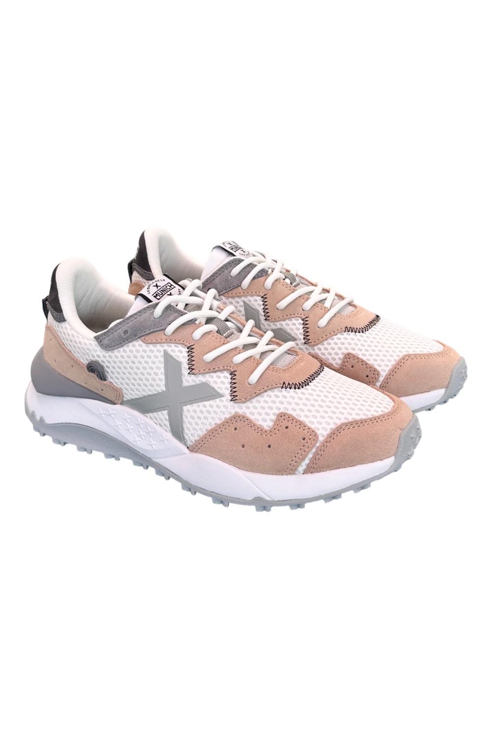 Sneaker uomo Shibuya Munich bianca beige 