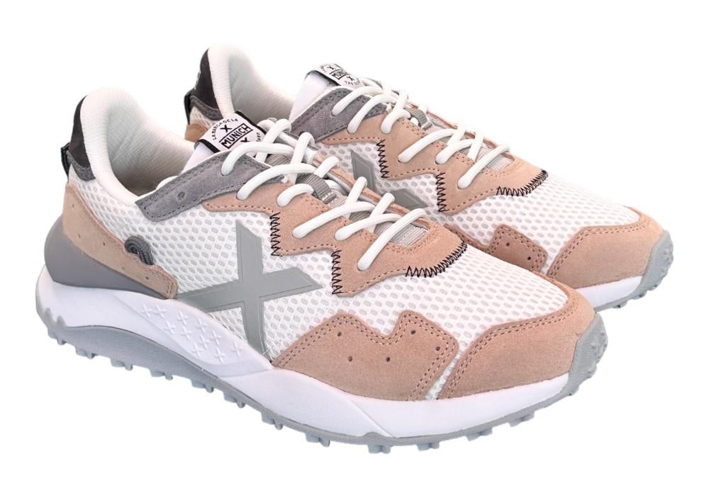 Sneaker uomo Shibuya Munich bianca beige 