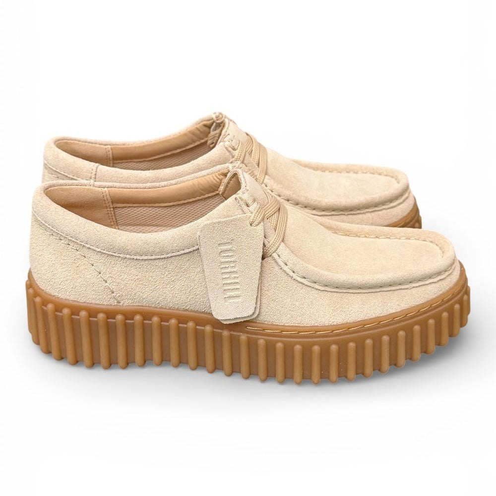Scarpa donna Clarks Torhill Bee suede beige 