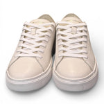 Sneaker pelle martellata bianca XL Crime London 