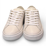 Sneaker pelle martellata bianca XL Crime London 