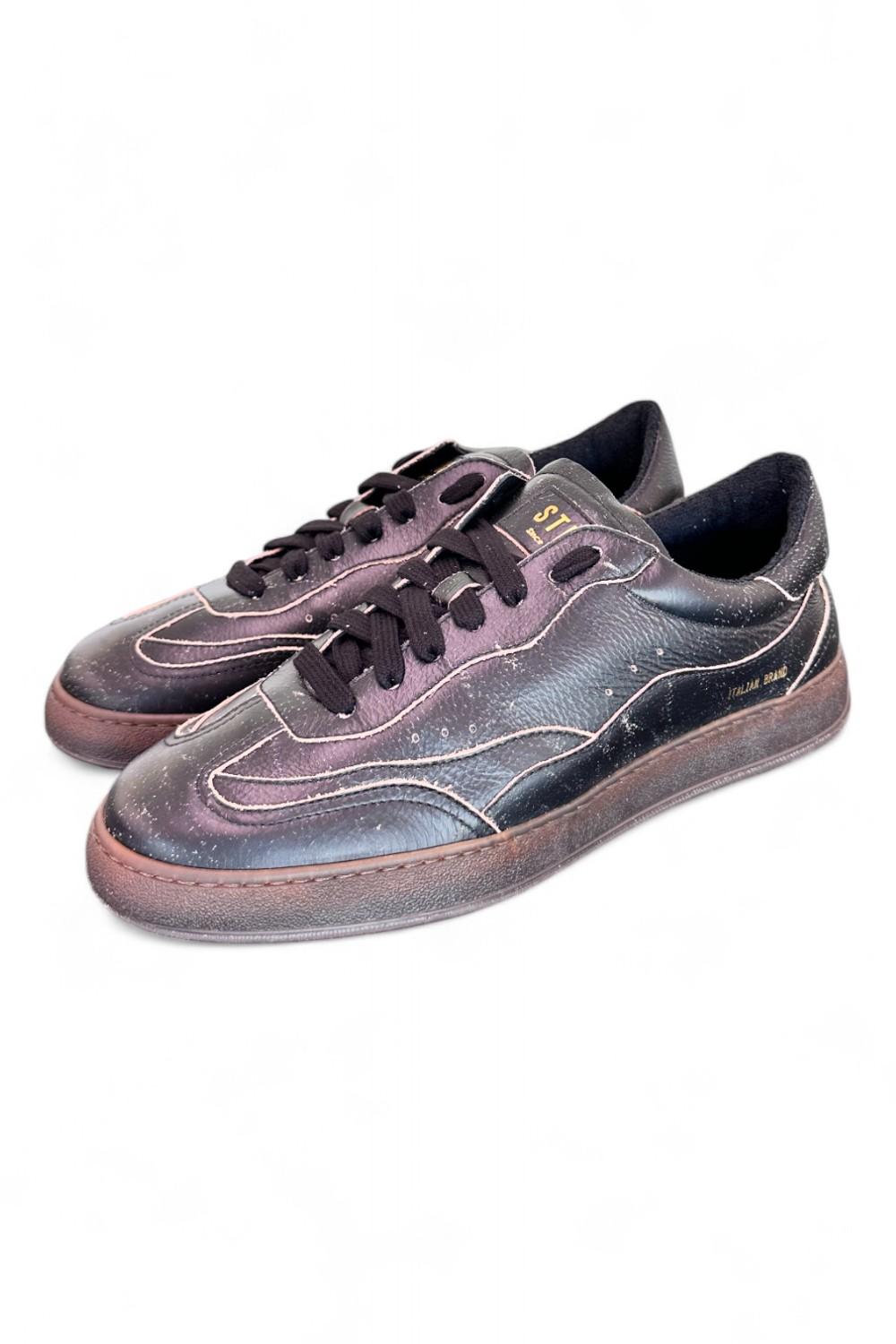 Sneaker uomo Stokton venus nero vintage 