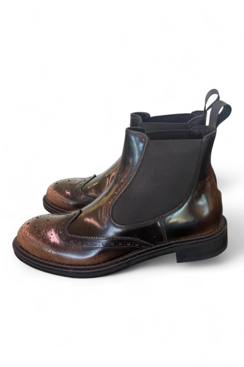 Stivaletto beatles imperiale brush tortora Frau<BR/> 