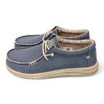 Sneaker uomo wally braided blu night Hey Dude 