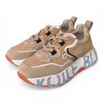 Sneaker donna Voile Blanche Club 105 sand rafia 2E44 
