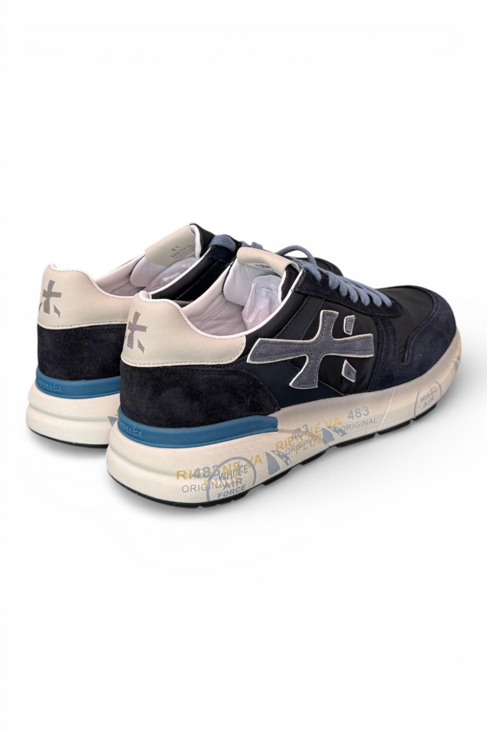 Sneaker uomo Mick 7716 Premiata blu grigio 