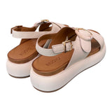 Sandalo incrocio latte Z40 Inuovo<BR/> 