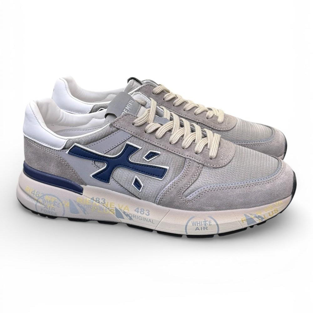 Sneaker uomo Mick 8001 Premiata grigio/blu 