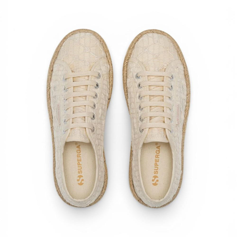 Sneaker Superga 2740 Platform cotton stone wash rope 
