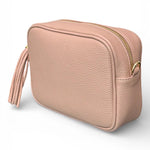 Borsina camera case pelle cipria 