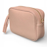 Borsina camera case pelle cipria 