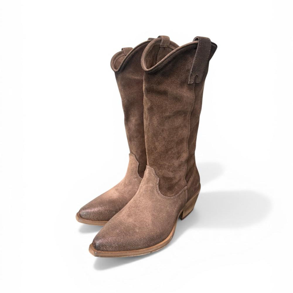 Stivale texano suede mustang Metisse<BR/> 