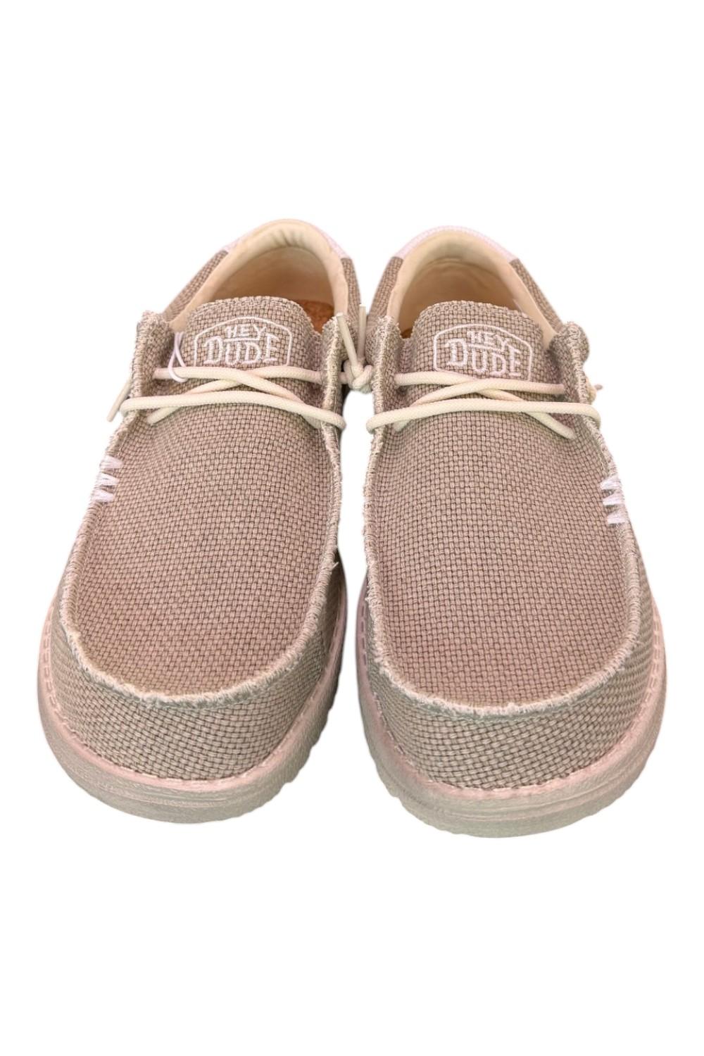 Sneaker uomo wally braided sabbia Hey Dude 