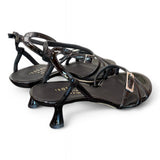 Sandalo mignon vernice nera T50 Isabelle Paris<BR/> 