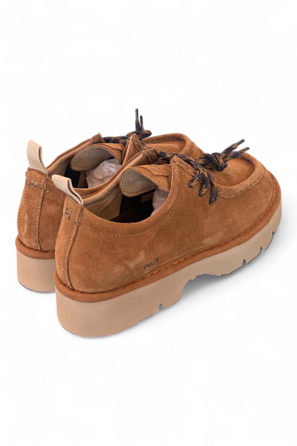 Allacciato uomo Panchic P009 ingegnere suede cognac 
