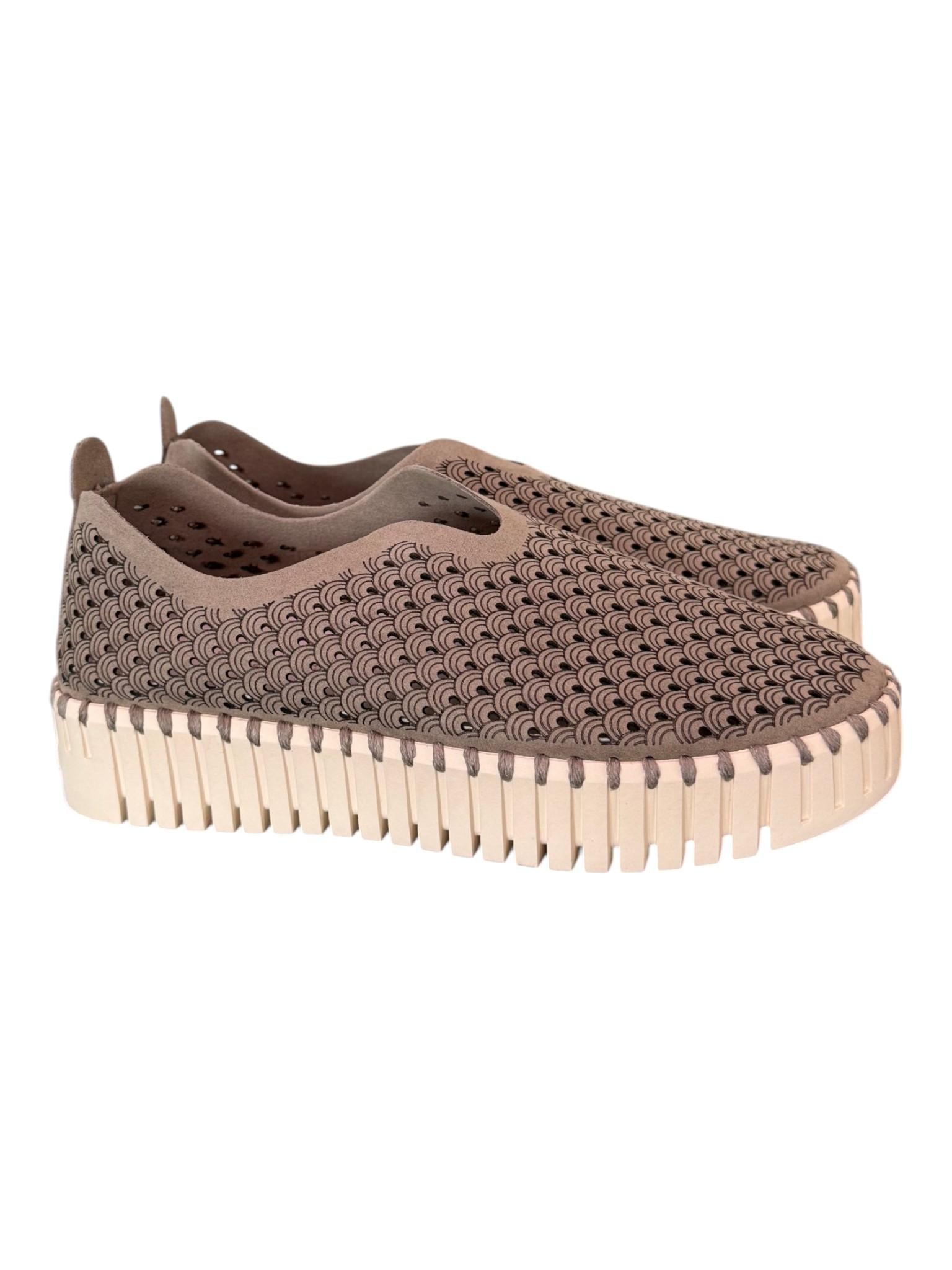 Scarpa traforata platform fango Ilse Jacobsen<BR/> 