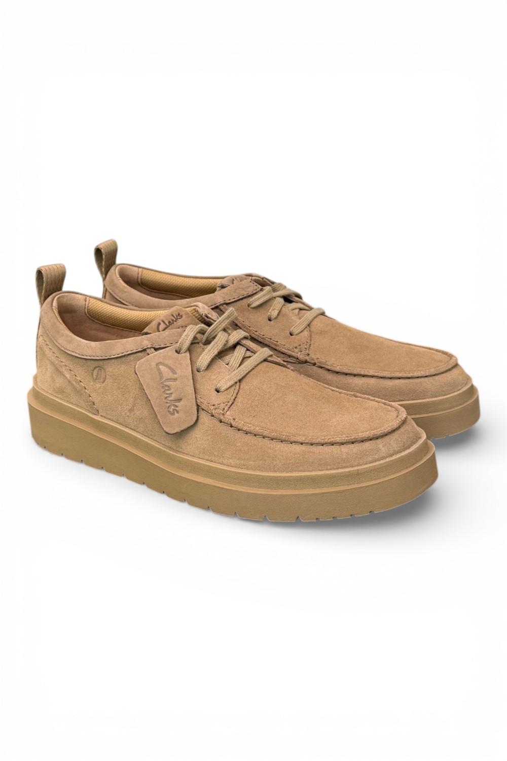 Scarpa uomo Polden Moc sabbia Clarks<BR/> 