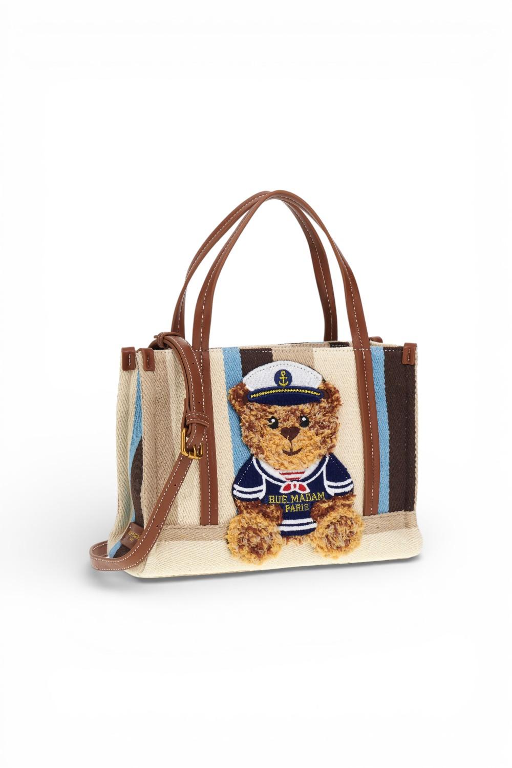 Shoppin Marvin mini tela multi brown Rue Madam 