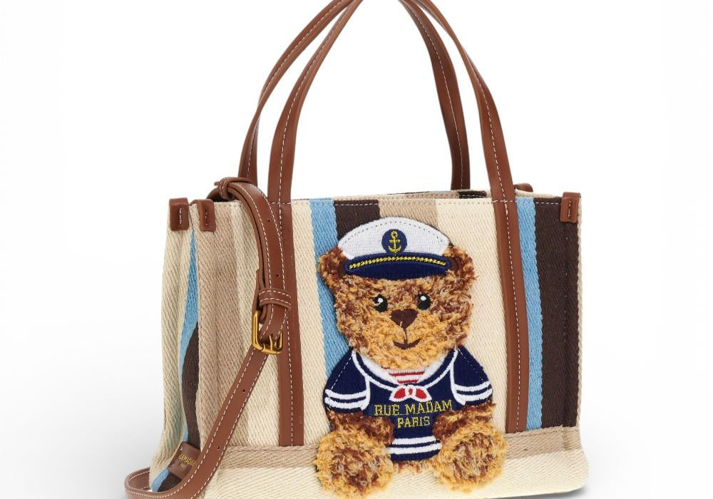 Shoppin Marvin mini tela multi brown Rue Madam 