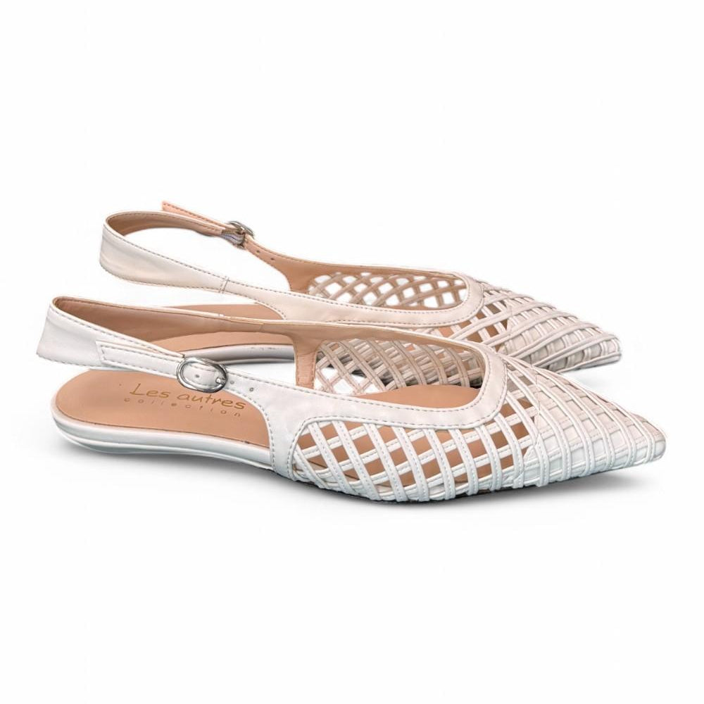 Slingback intreccio sasso flat Les Autres<BR/> 