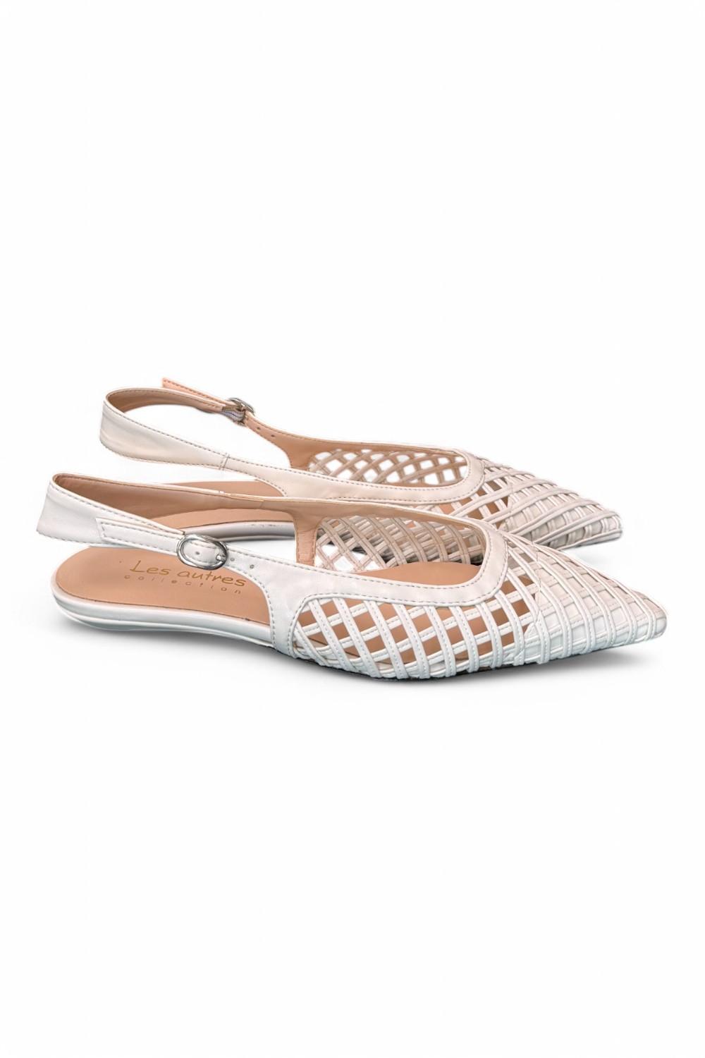 Slingback intreccio sasso flat Les Autres<BR/> 