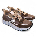 Sneaker uomo Club 01 Marrone Voile Blanche<BR/> 