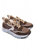 Sneaker uomo Club 01 Marrone Voile Blanche