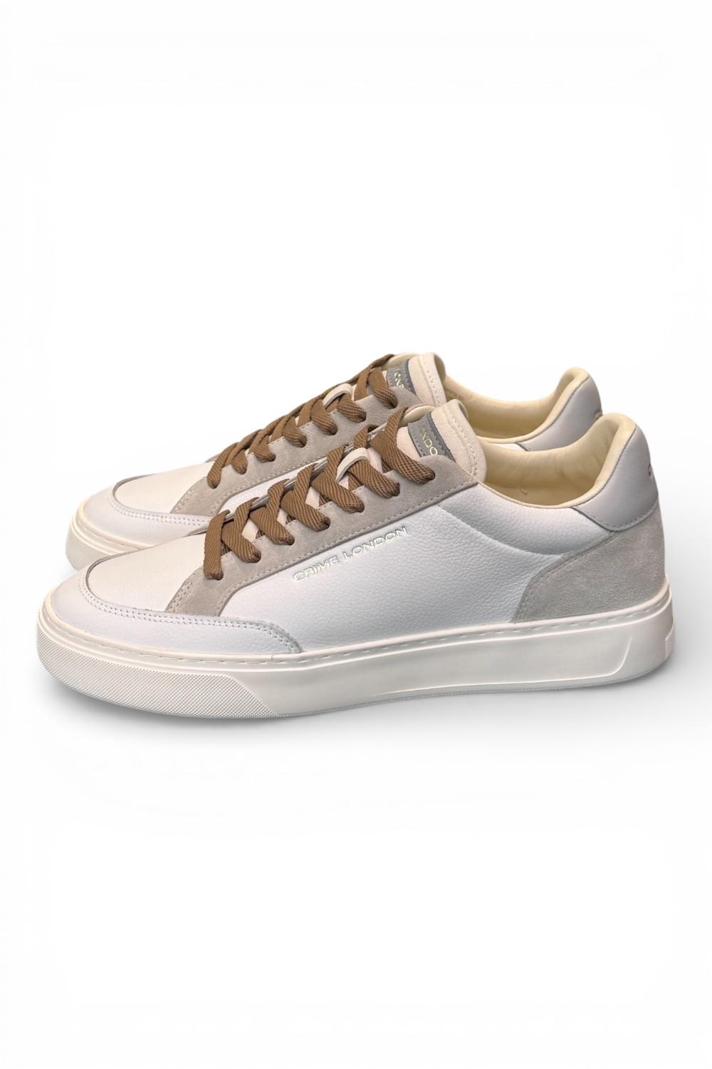 Sneaker eclipse vaschetta bianca beige Crime London 