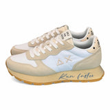 Sneaker donna SUN 68 ALLY vintage bianco panna 