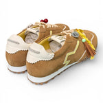 Sneaker Gioplus Cielo low suede cuoio 