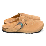 Sabot Tex ricami Taji by Lagoa suede nocciola 