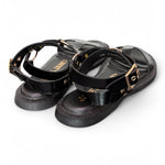 Sandalo vernice nera Janet & Janet 