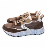 Sneaker uomo Club 01 Marrone Voile Blanche<BR/> 