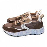 Sneaker uomo Club 01 Marrone Voile Blanche<BR/> 