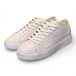 Sneaker pelle martellata bianca XL Crime London 