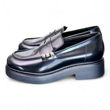 Mocassino donna Uma Parker borchiette nero 