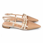 Slingback cintini beige latte Matteo Pitti 