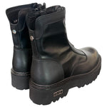 Stivaletto zip donna pelle nera Slash Cult 