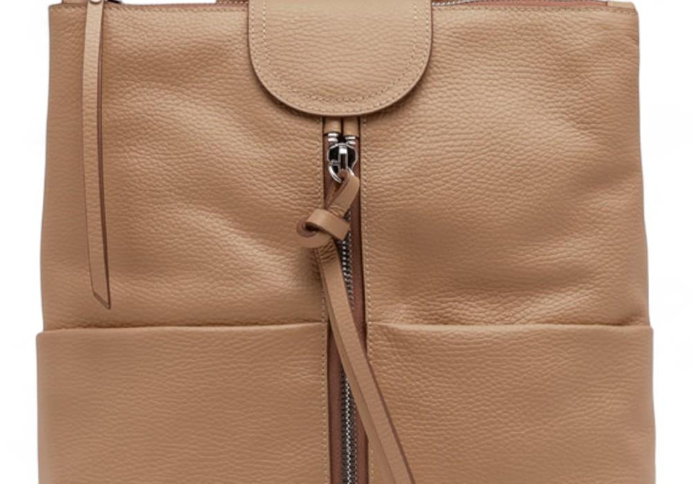 Zaino Giada pelle clay Gianni Chiarini<BR/> 