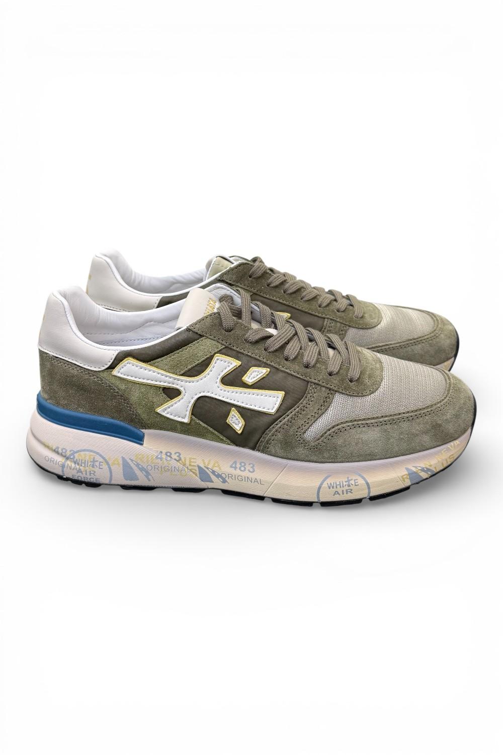Sneaker uomo Mick 8086 Premiata verde grigio 