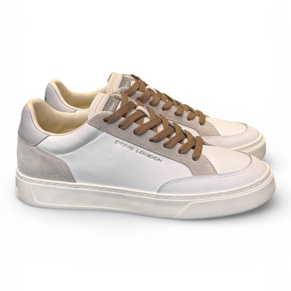 Sneaker eclipse vaschetta bianca beige Crime London 