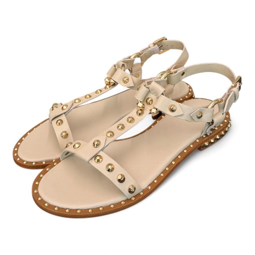 Sandalo ASH Patsy04 pelle latte 