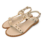 Sandalo ASH Patsy04 pelle latte 
