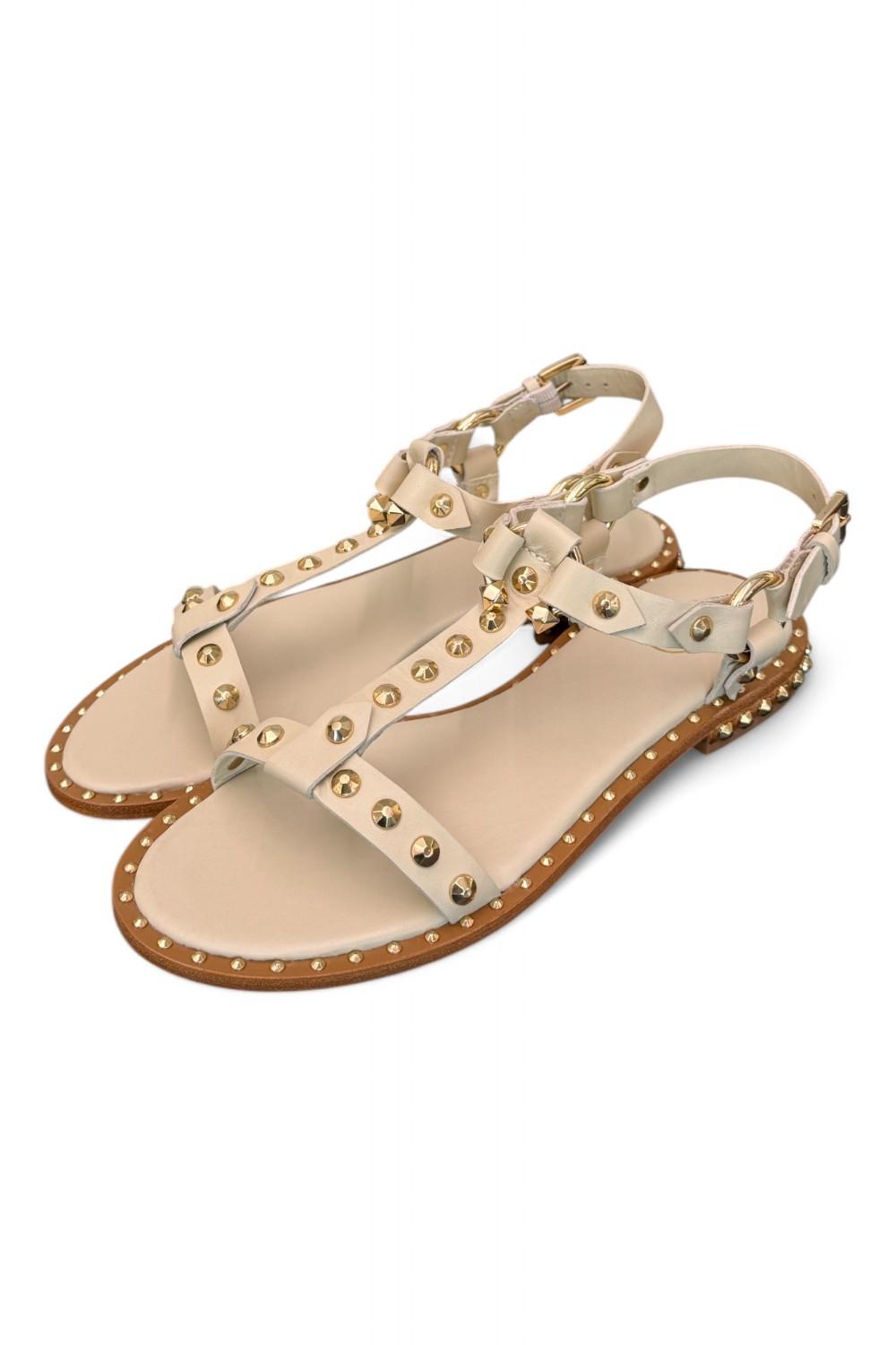 Sandalo ASH Patsy04 pelle latte 