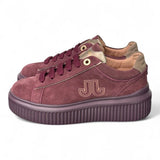Sneaker donna suede bordeaux Janet & Janet 